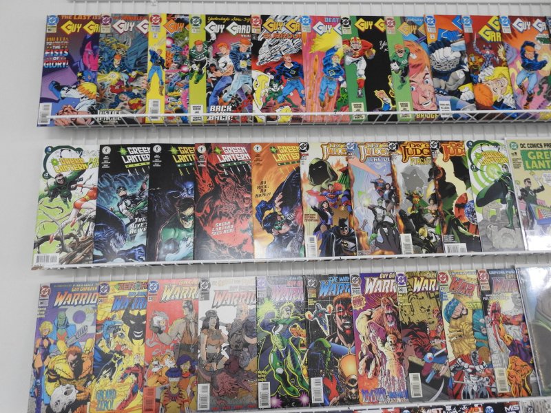 Huge Lot of 200+ Comics W/ Green Lantern, Sinestro, Guy Gardner. AVG VF- Con