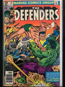 The Defenders #93 Newsstand Edition (1981)