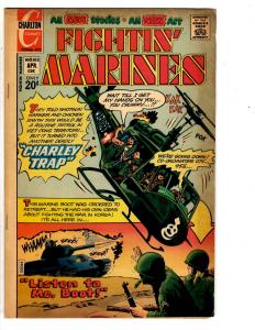 4 Fightin' Marines Charlton Comic Books # 99 103 104 109 70's War Comics J129