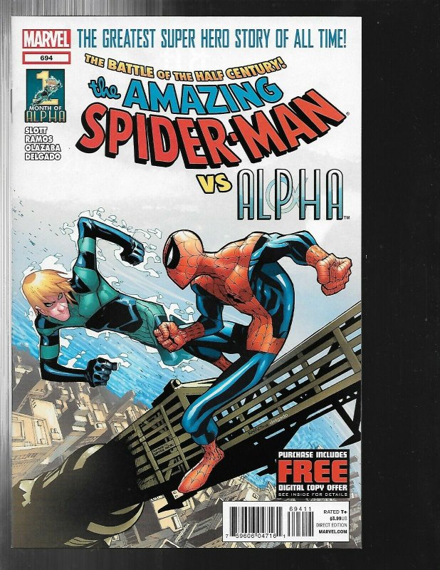 12 Comics Spiderman # 688 689 690 691 693 694 695 696 697 698 699 699.1 J449