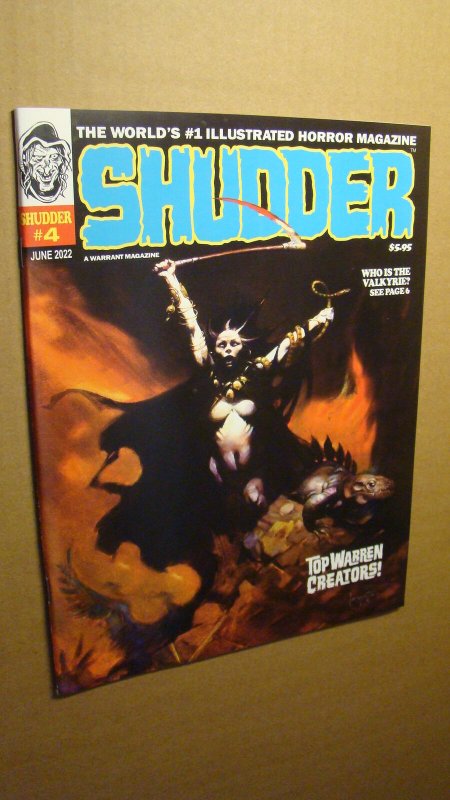 SHUDDER 4 *NEW NM/MT 9.8* FRAZETTA ART CREEPY EERIE VAMPIRELLA FAMOUS MONSTERS