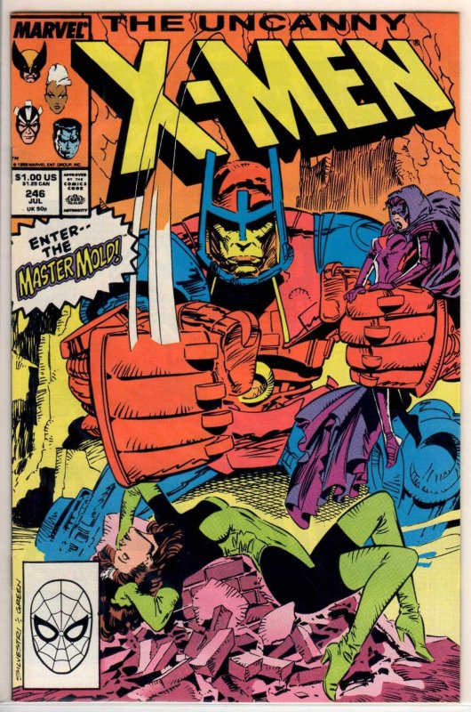 The Uncanny X-Men #246 Direct Edition (1989) 9.4 NM