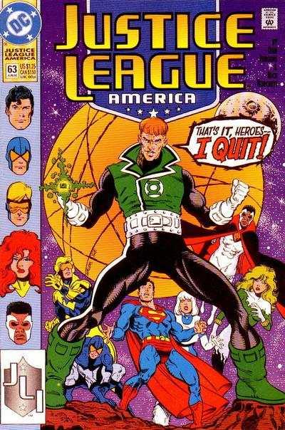 Justice League (1987 series) #63, NM- (Stock photo)