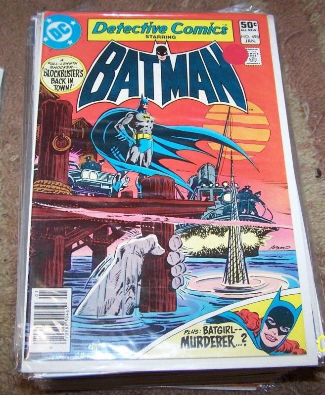 Detective Comics #498 (Jan 1981, DC)  batman + solo batgirl story+murderer