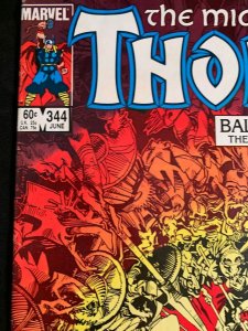 THOR #344 VGFN 1st MALEKITH Marvel Comics
