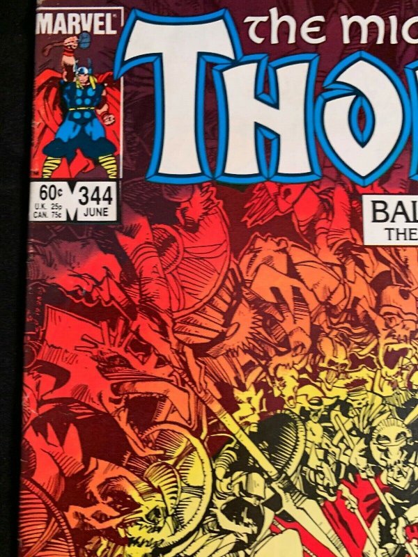 THOR #344 VGFN 1st MALEKITH Marvel Comics
