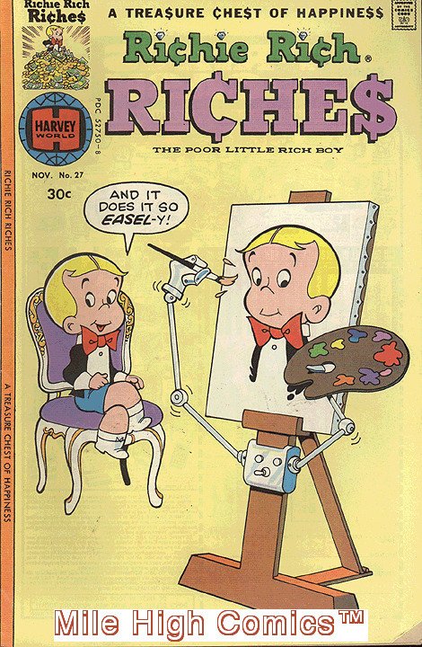 RICHIE RICH RICHE$ (1972 Series) #27 Near Mint Comics Book | Comic Books - Bronze Age, Richie Rich / HipComic RICHIE RICH RICHE$ (1972 Series) #27 Near Mint Comics Book | Comic Books - Bronze Age, Richie Rich / HipComic