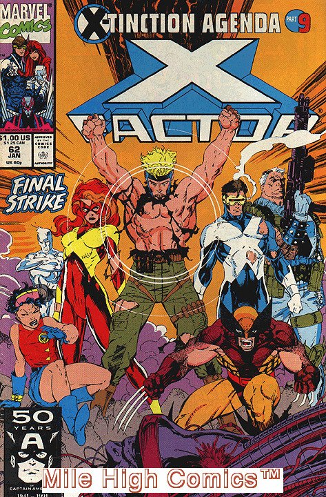 X-FACTOR (1986 Series)  (ORIGINAL X-MEN) #62 Fine Comics Book