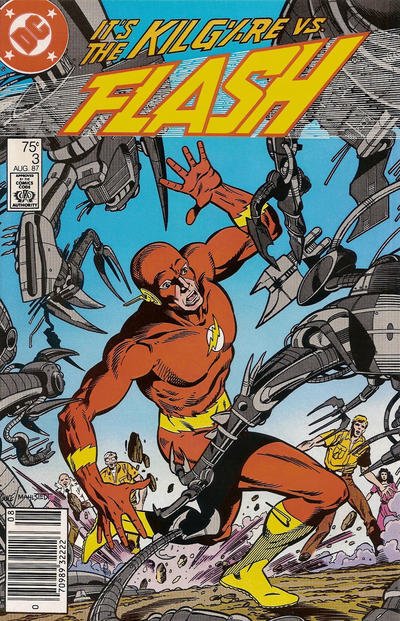 Flash (2nd Series) #3 (Newsstand) FN ; DC | Mike Baron Kilg%re