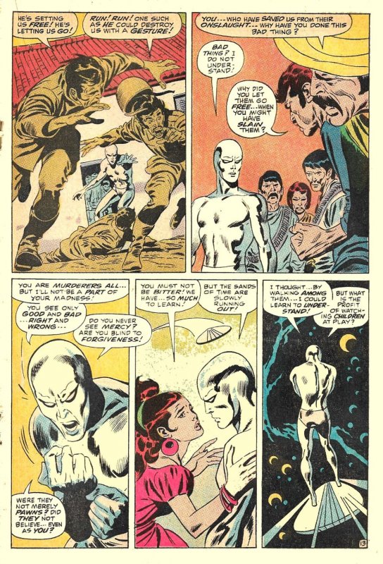 SILVER SURFER #11 (Dec1969) 8.0 VF  John Buscema! Shalla Bal! Drama & Angst!