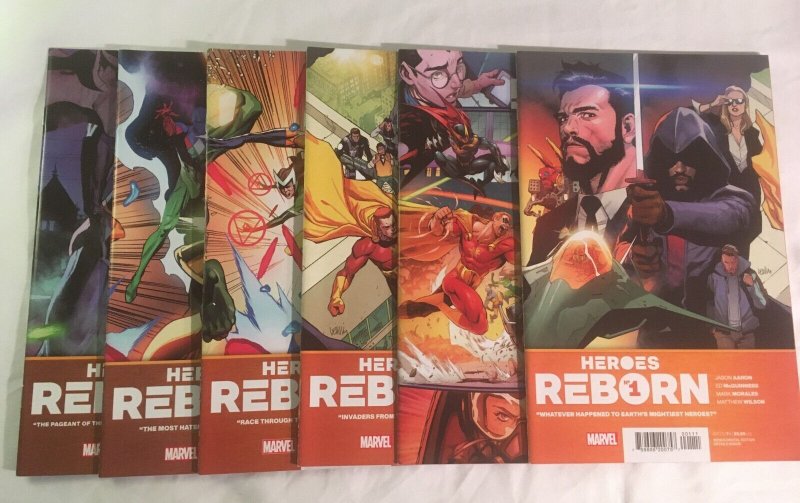 HEROES REBORN #1, 2, 3, 4, 5, 6, 7, Five One-Shots, VFNM Condition