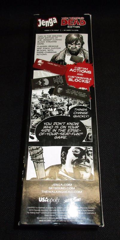 Jenga Walking Dead Edition (USAopoly/Skybound) - New/Sealed!