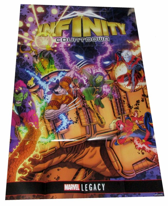 Marvel Legacy Infinity Countdown Folded Promo Poster (36 x 24) - New!