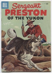 Sergeant Preston Of The Yukon #18  1956 - Dell  -FN+ - Comic Book