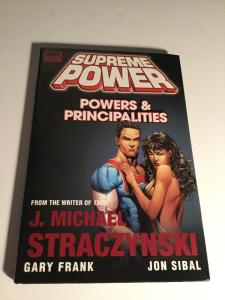 Supreme Power Powers And Principalities HC Nm Near Mint Marvel Comics