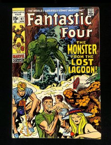 Fantastic Four #97  Monster from Lost Lagoon! Jack Kirby Art!