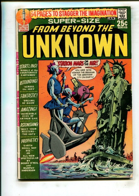 FROM BEYOND THE UNKNOWN #8 (6.0) STATION MARS ON THE AIR!! 1971