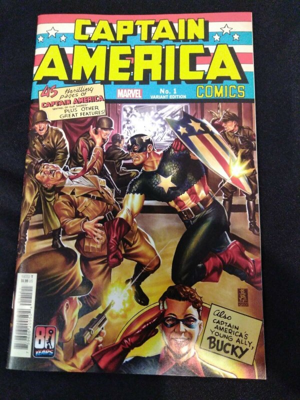 Captain America Anniversary Tribute #1 Mark Brooks Homage Variant 2021