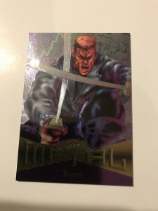 BLADE #56 card : Marvel Metal 1995 Fleer Chromium; NM/M X-Men Avengers, base