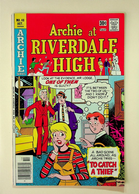 Archie at Riverdale High #40 (Oct 1976, Archie) - Very Good