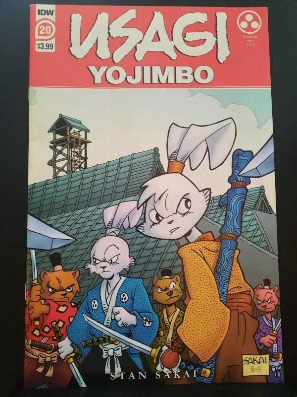 Usagi Yojimbo #20 IDW Comics 2021 VF+ 1st Appearance Yukichi Yamamoto