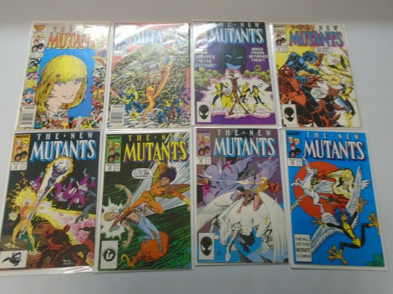 New Mutants comic lot 40 different from #3-85 avg 5.0 VG FN (1983-90 1st Series)