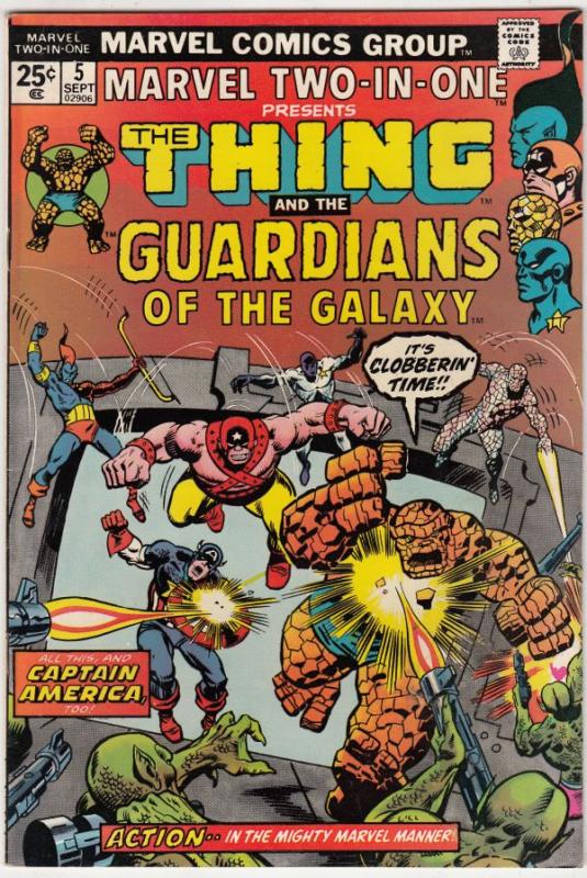 Marvel Two-In-One #5 (Sep-74) NM/NM- High-Grade The Thing