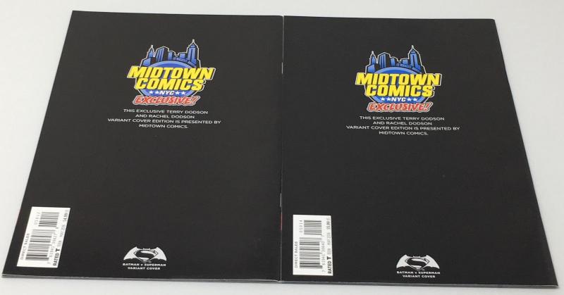 Batman #50 and Superman #50 Connecting Terry& Rachel Dodson Variant Covers