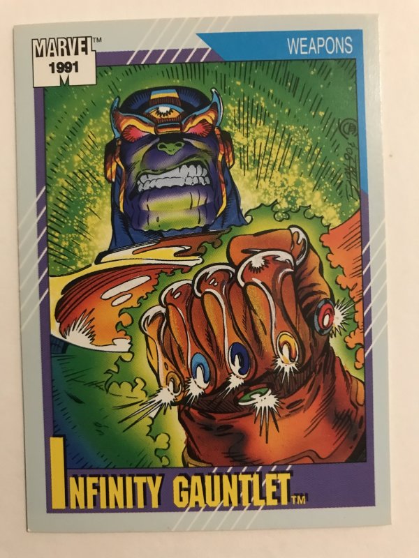 INFINITY GAUNTLET #134 : Marvel Universe 1991 Series 2 card; Impel, NM/M Thanos