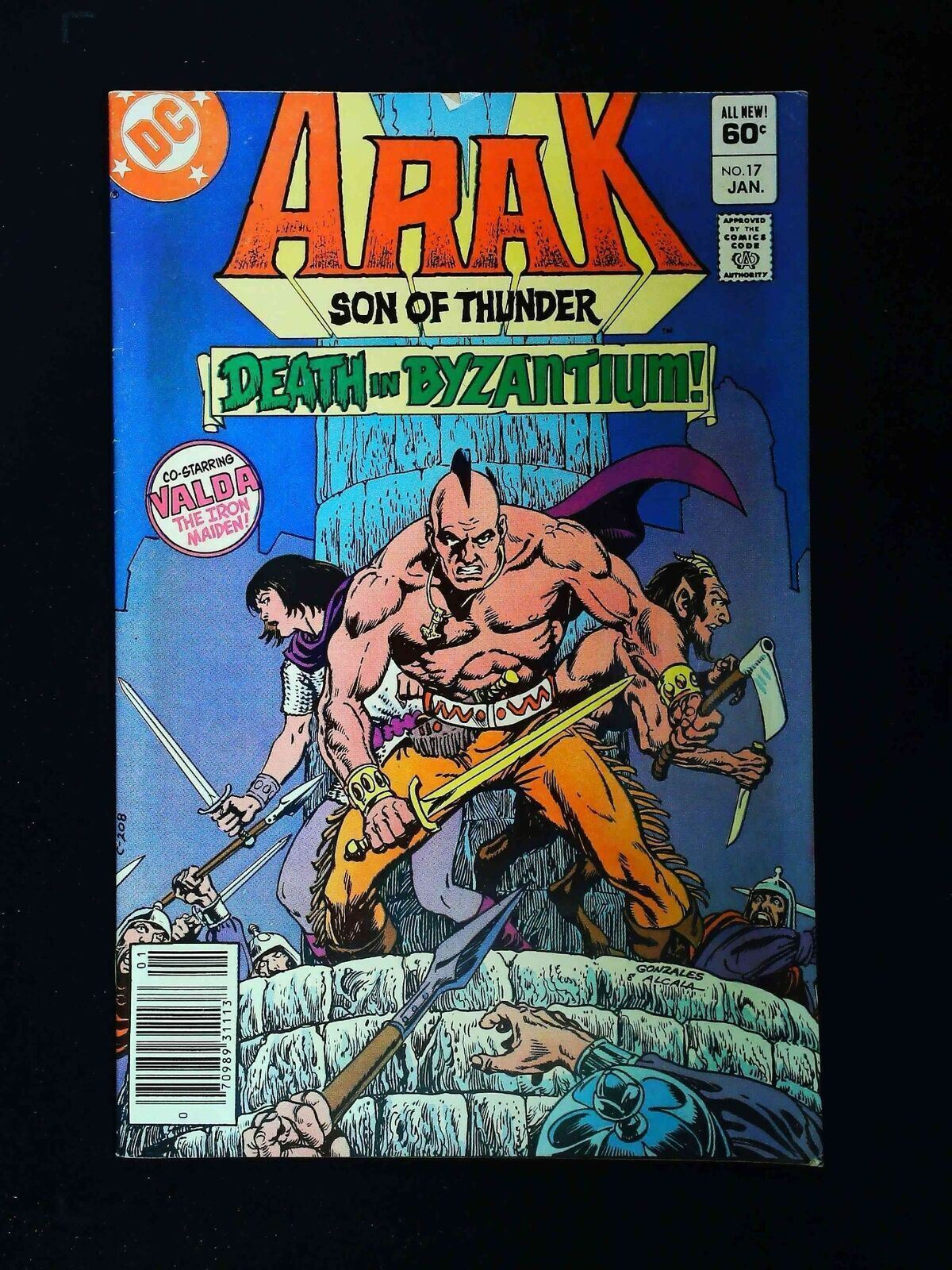 Arak Son Of Thunder 17 Dc Comics 1983 Vf Newsstand Comic Books