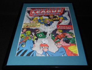 Justice League of America #21 Framed 11x17 Cover Poster Display Official RP