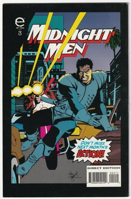 Heavy Hitters Midnight Men #2 July 1992 Epic Comics