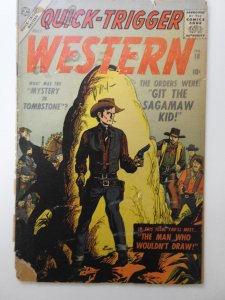 Quick-Trigger Western #18  (1957) Git The Sagamaw Kid! Good Condition!