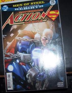 Action Comics #968 (January 2017, DC) superman men of steel pt 2 lex luthor