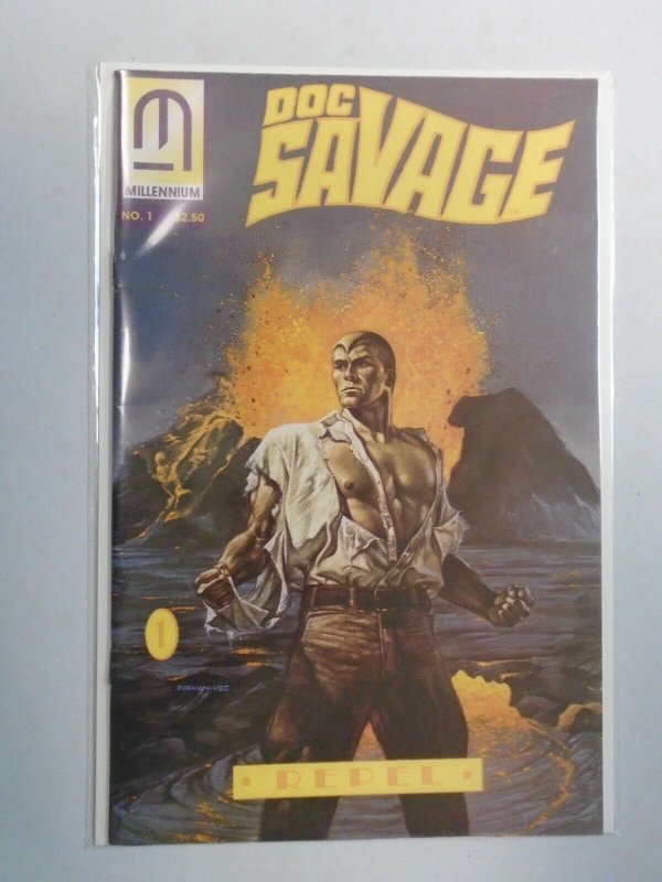 Doc Savage The Man of Bronze Repel #1 6.0 FN (1991 Millennium) PULP