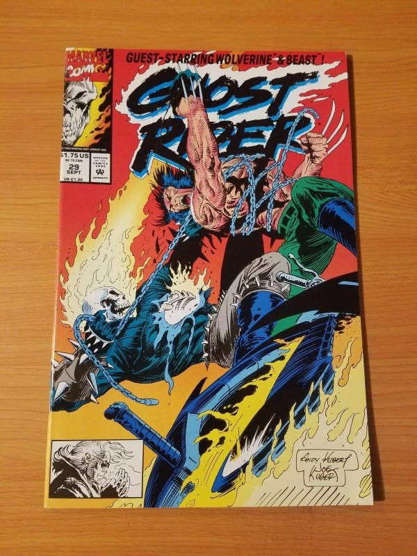 Ghost Rider #29 Direct Market Edition ~ NEAR MINT NM ~ 1992 Marvel Comics