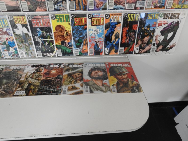 Huge Lot 130+ All Sgt. Rock Comics!!! Avg FN- Condition!