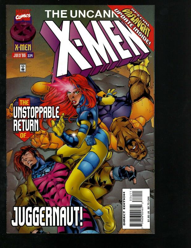 10 Uncanny X-Men Marvel Comics # 332 331 333 334 335 336 337 338 339 340 SM14