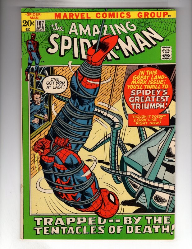 The Amazing Spider-Man #107 (1972)  / CR500-ECA3