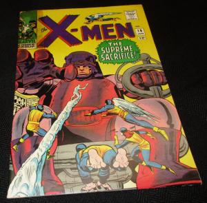 X-Men #16 - Bolivar Trask / 2nd App of Master Mold (Marvel, 1966) - VG