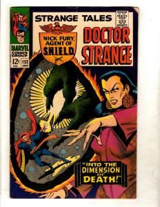 Strange Tales # 152 FN/VF Marvel Comic Book Dr Strange Nick Fury Shield JF11