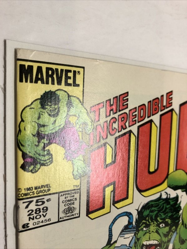 Incredible Hulk (1983) # 289 (NM) Canadian Price Variant CPV !