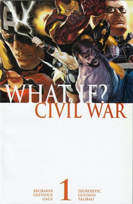 WHAT IF?  CIVIL WAR#1  VF/FN   FIRST PRINT  MARVEL COMICS  WHAT SIDE ARE YOU ON!