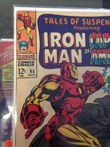 Tales of suspense 95 VF iron man Captain America 1967