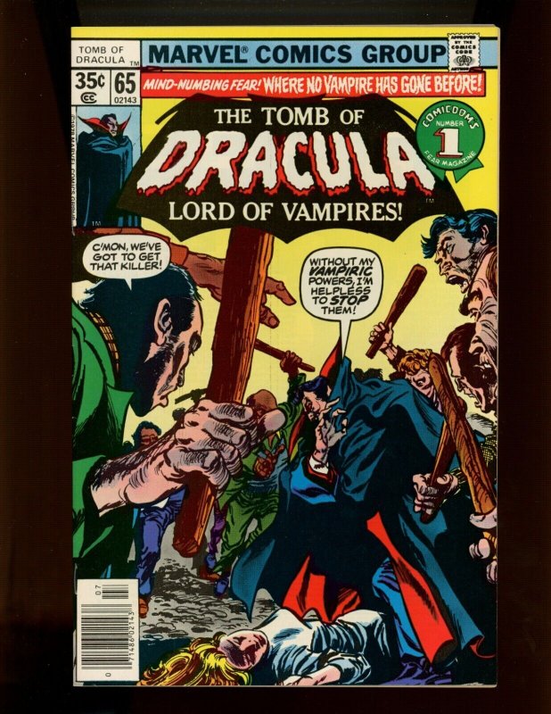 (1978) Tomb of Dracula #65 - WHERE NO VAMPIRE HAS GONE BEFORE! (8.5/9.0)