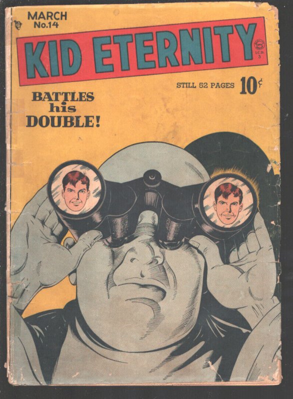 KID ETERNITY #14 1949-Peachy appears-G-