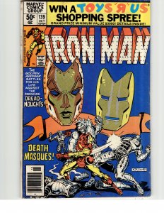 Iron Man #139 Newsstand Edition (1980) Iron Man