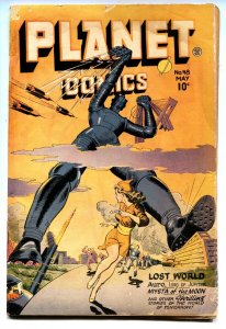 Planet #48 -1947-Fiction House-ROBOT COVER-Golden-Age-Comic book