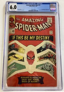 Amazing Spider-Man #31 (1965) - CGC 6.0 - 1st Gwen Stacy