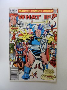 What If? #34 Newsstand Edition (1982) FN condition